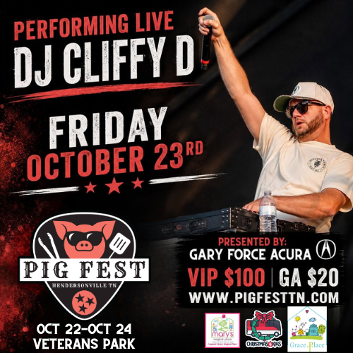 DJ Cliffy D PigFest TN 2026Entertainment