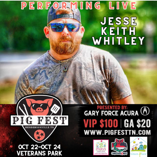 Jesse Keith Whitley PigFest TN 2026Entertainment